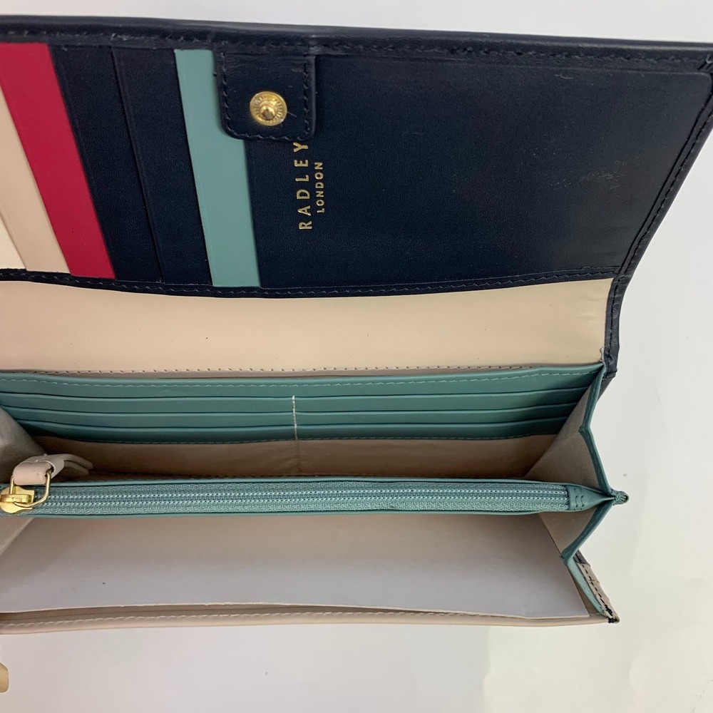 Bradley‎ London Hello Lovely Scottie & Bird Flapover Leather Wallet - Picture 5 of 8